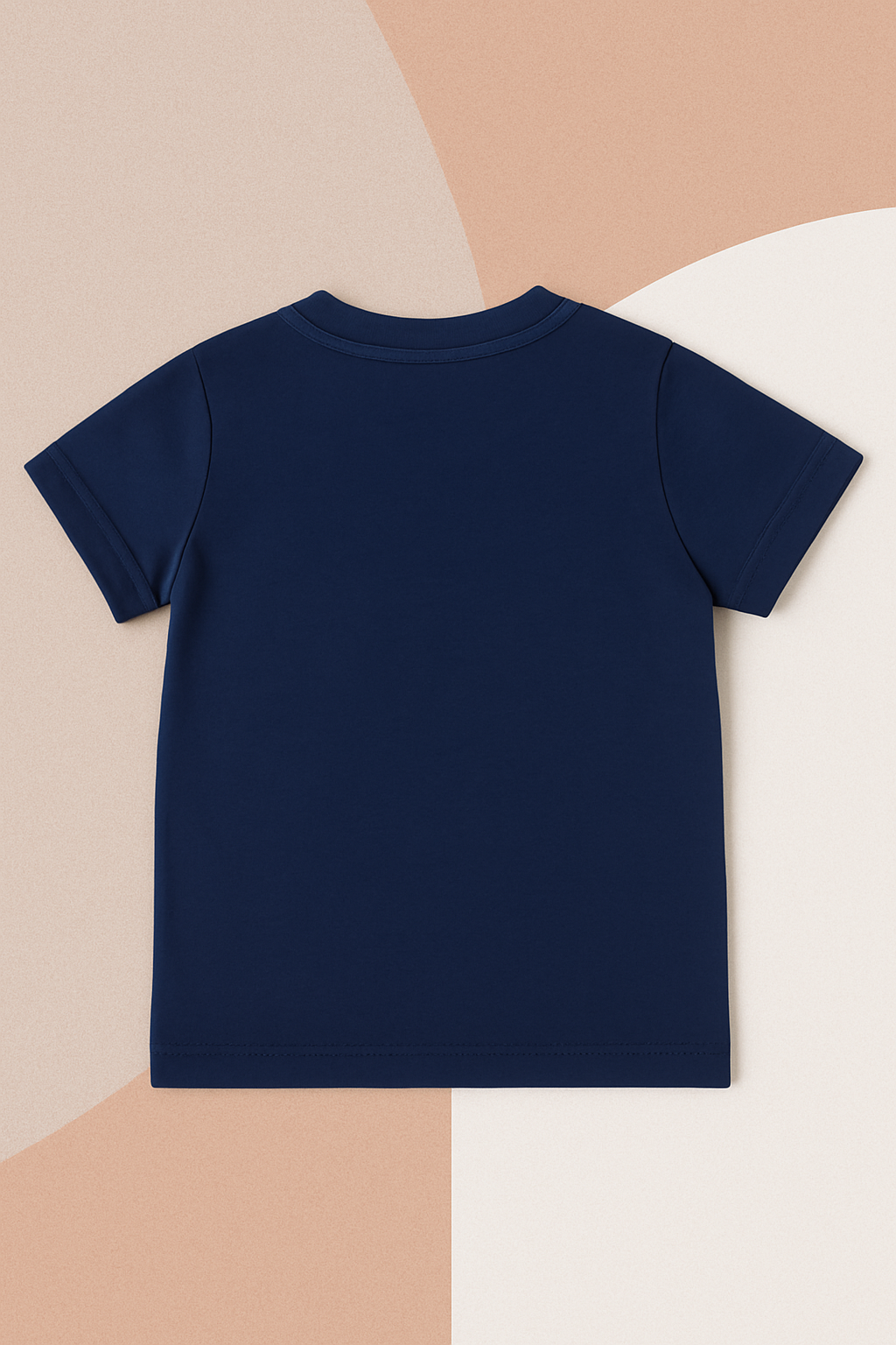 Boys Navy Blue Cotton Interlock Half Sleeve T-Shirt – Panda Design