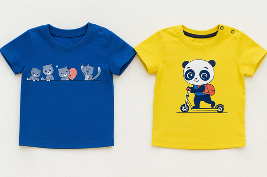 Boys 2-Pack T-Shirts – Blue & Yellow, Everyday Wear