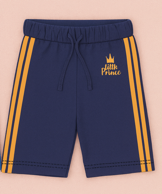 Boys 2-Pack Shorts – Soft Cotton, Blue & Navy Blue